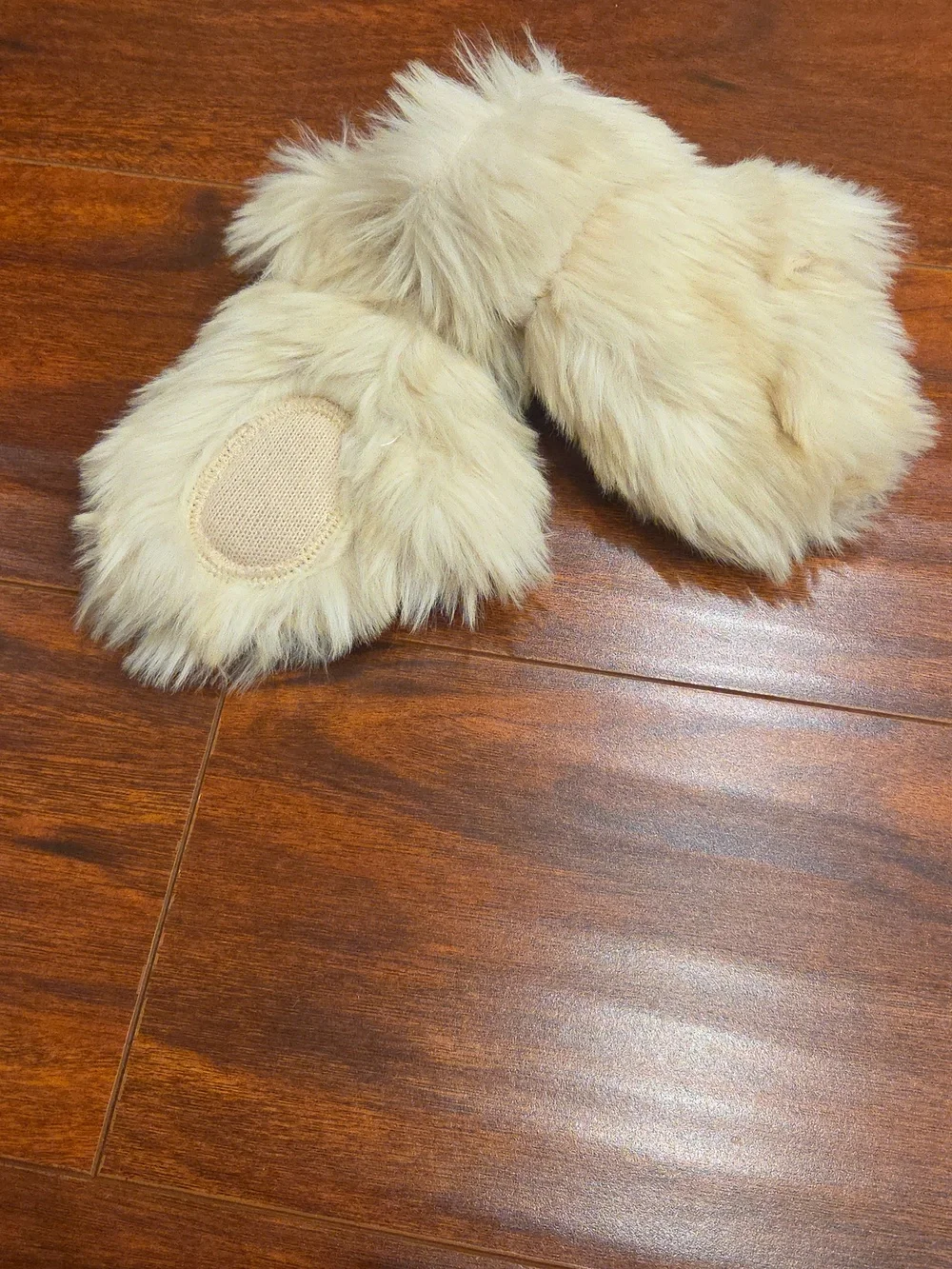 Baby Gap Faux Fur Mittens Size S/M